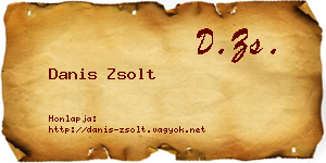 Danis Zsolt névjegykártya